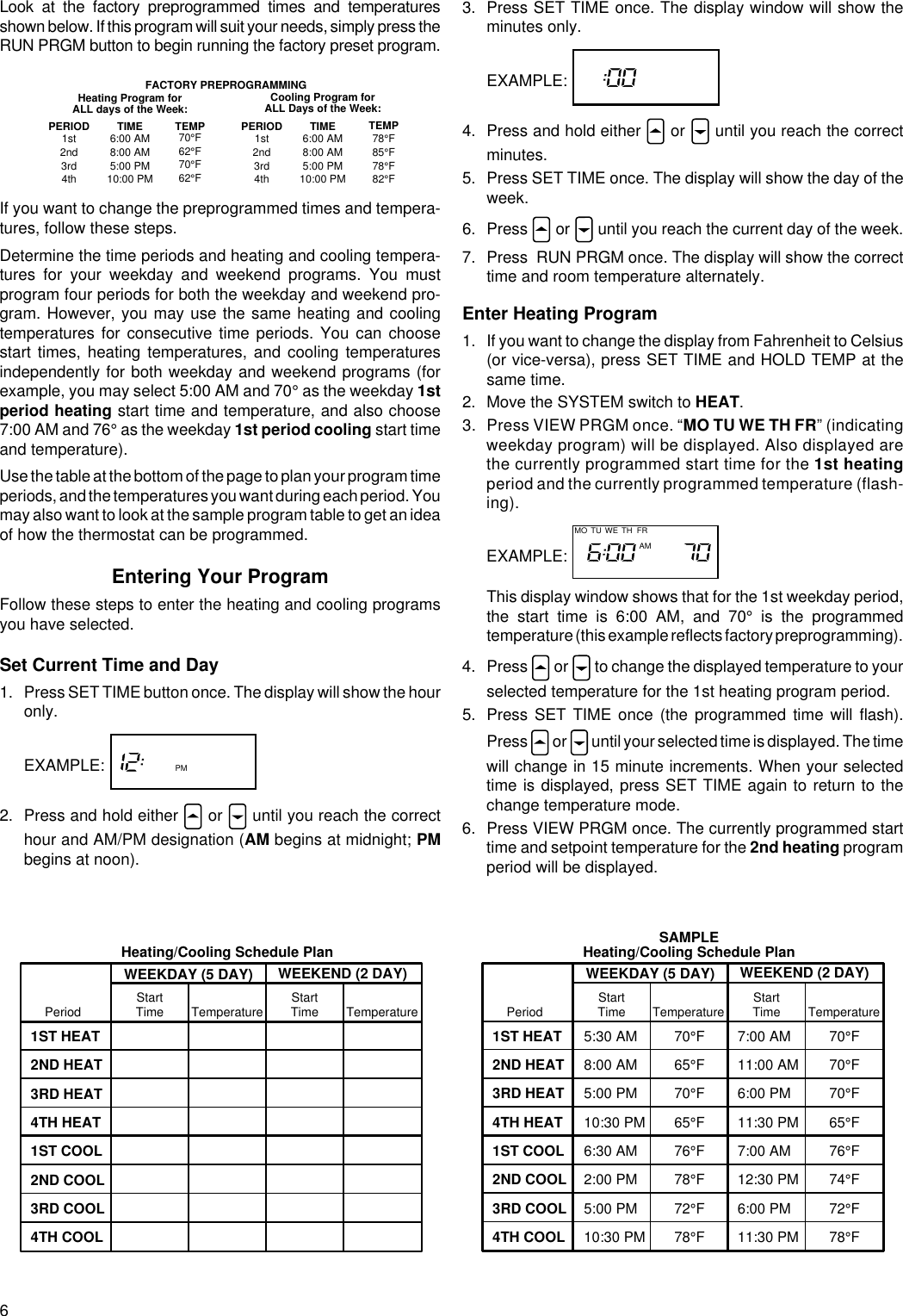 Page 6 of 8 - White-Rodgers White-Rodgers-1F81-51-Users-Manual- 1F81-51 (37-5854C)  White-rodgers-1f81-51-users-manual