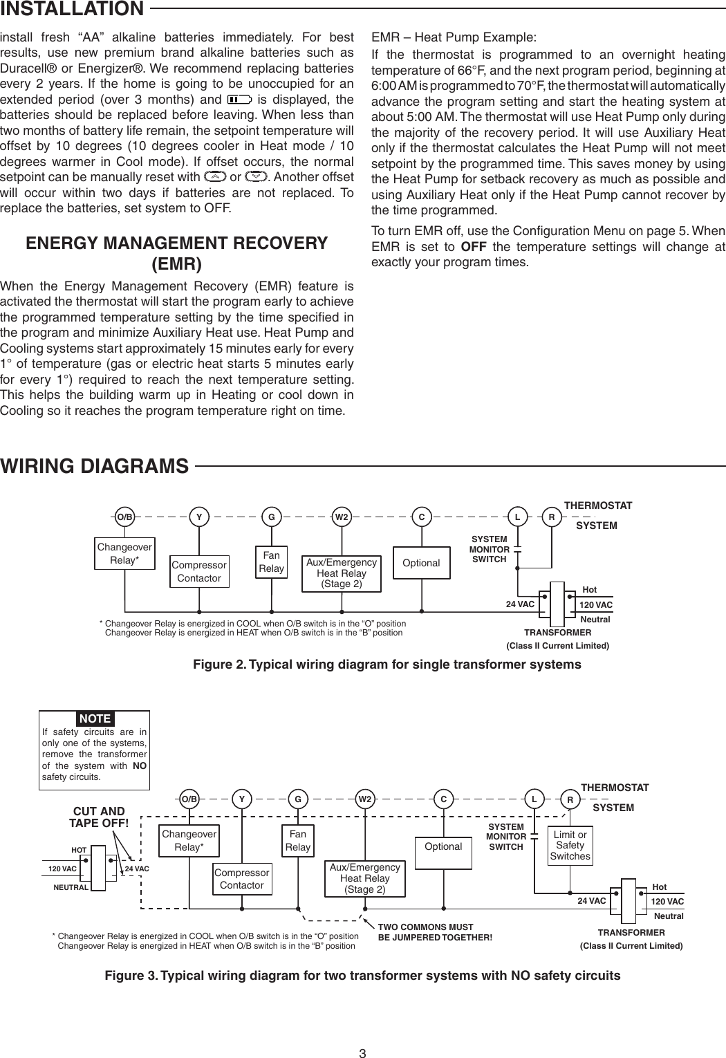 Page 3 of 12 - White-Rodgers White-Rodgers-1F82-0261-Users-Manual- 1F82_0261_37-7022B  White-rodgers-1f82-0261-users-manual