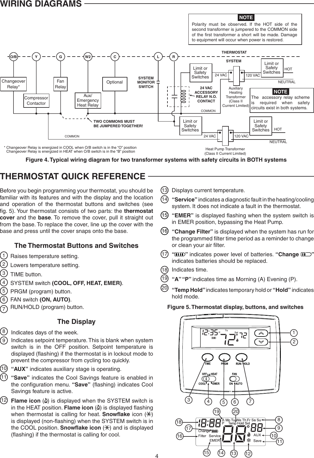 Page 4 of 12 - White-Rodgers White-Rodgers-1F82-0261-Users-Manual- 1F82_0261_37-7022B  White-rodgers-1f82-0261-users-manual