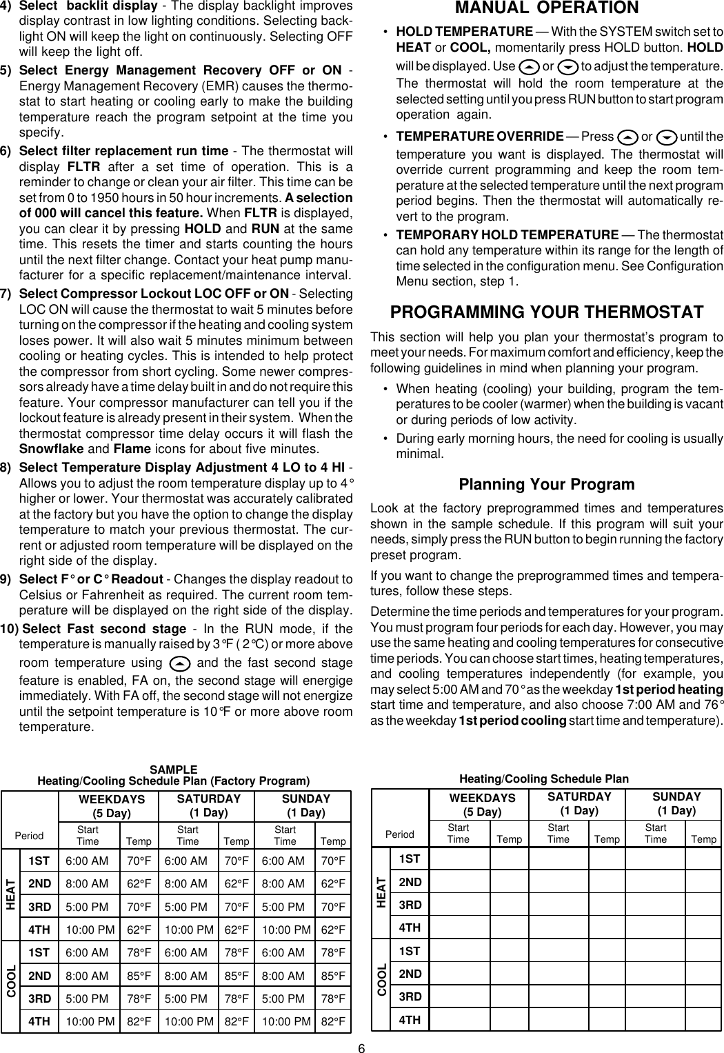 Page 6 of 8 - White-Rodgers White-Rodgers-1F82-261-Users-Manual- ManualsLib - Makes It Easy To Find Manuals Online!  White-rodgers-1f82-261-users-manual