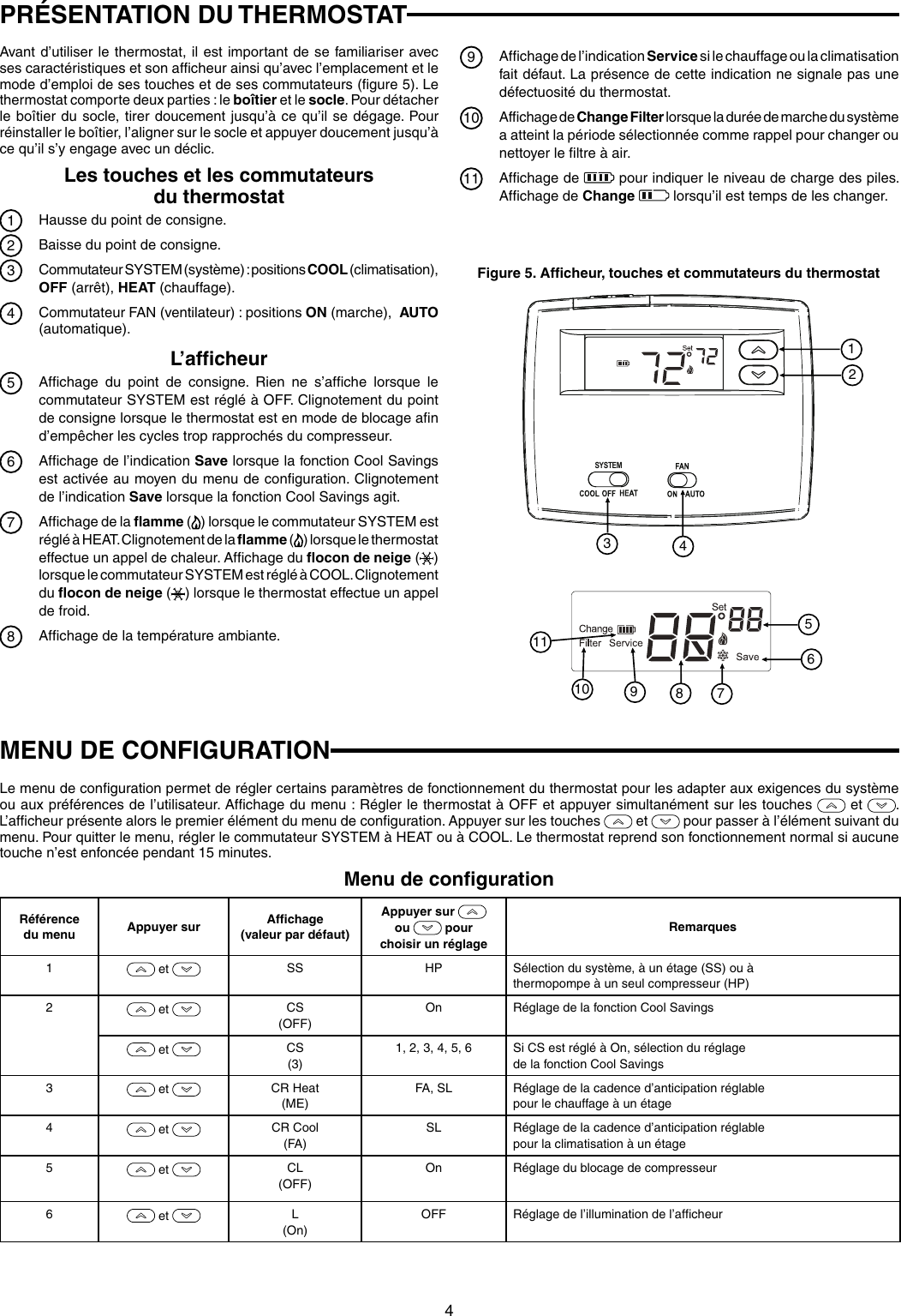 Page 4 of 8 - White-Rodgers White-Rodgers-1F86-0244-Emerson-Blue-Non-Programmable-Single-Stage-Thermostat-Installation-And-Operation-Instructions-French-  White-rodgers-1f86-0244-emerson-blue-non-programmable-single-stage-thermostat-installation-and-operation-instructions-french