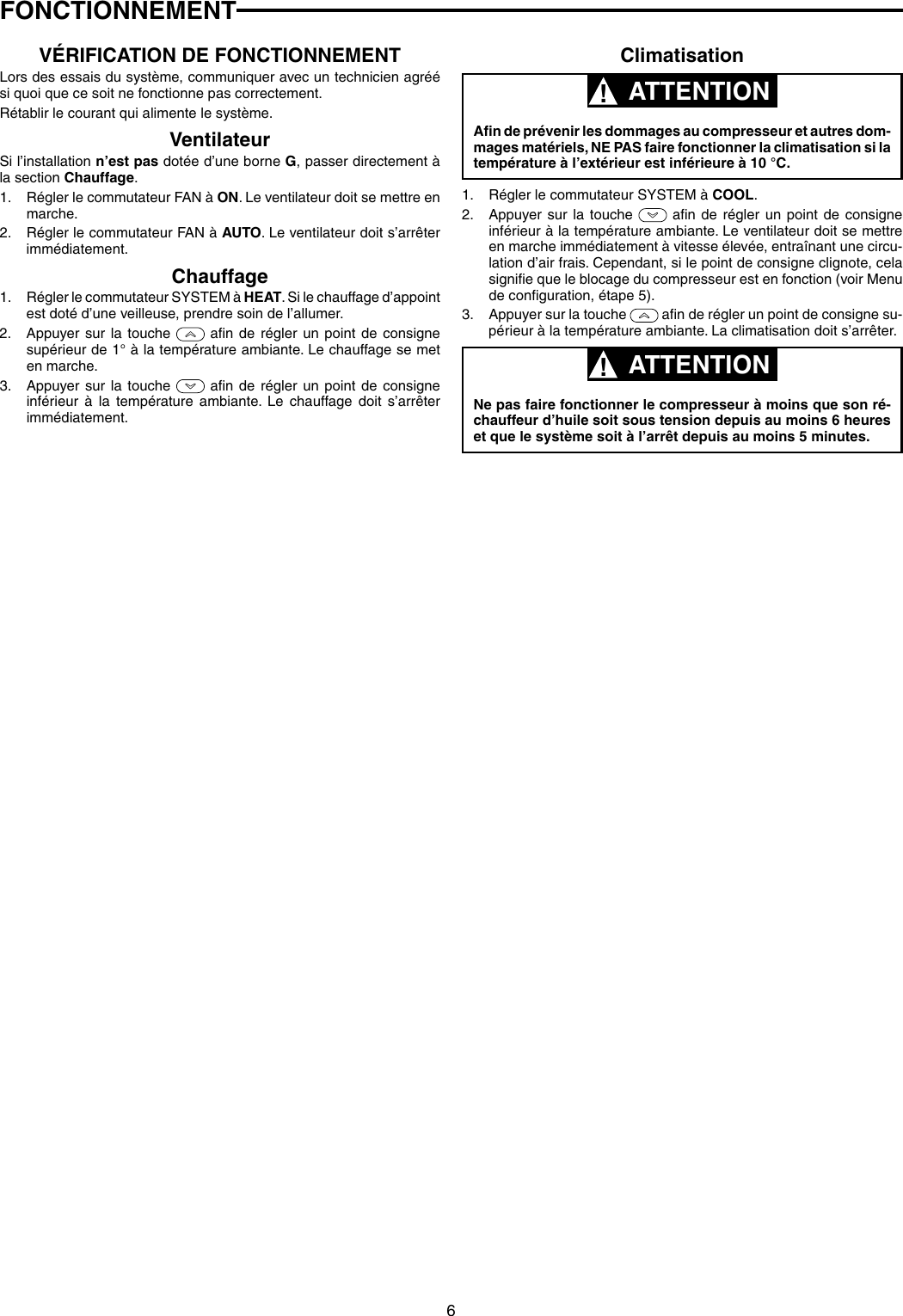 Page 6 of 8 - White-Rodgers White-Rodgers-1F86-0244-Emerson-Blue-Non-Programmable-Single-Stage-Thermostat-Installation-And-Operation-Instructions-French-  White-rodgers-1f86-0244-emerson-blue-non-programmable-single-stage-thermostat-installation-and-operation-instructions-french