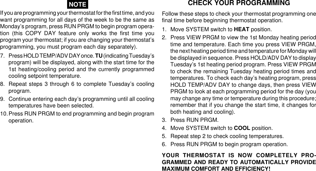 Page 8 of 8 - White-Rodgers White-Rodgers-1F87-51-Operating-Instructions- 1F87-51 (37-5323E)  White-rodgers-1f87-51-operating-instructions