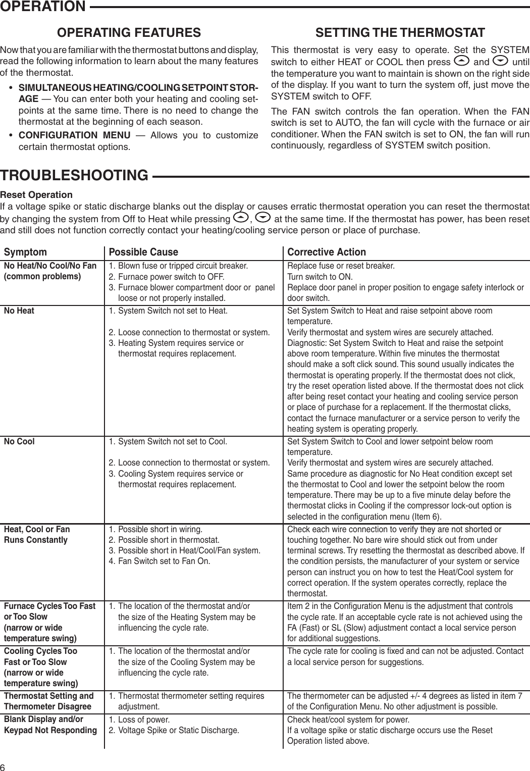 Page 6 of 8 - White-Rodgers White-Rodgers-1F89-211-White-Rodgers-80-Series-Heat-Pump-Thermostat-Installation-And-Operation-Instructions- 1F89_211_37-6233G White-rodgers-1f89-211-white-rodgers-80-series-heat-pump-thermostat-installation-and-operation-instructions