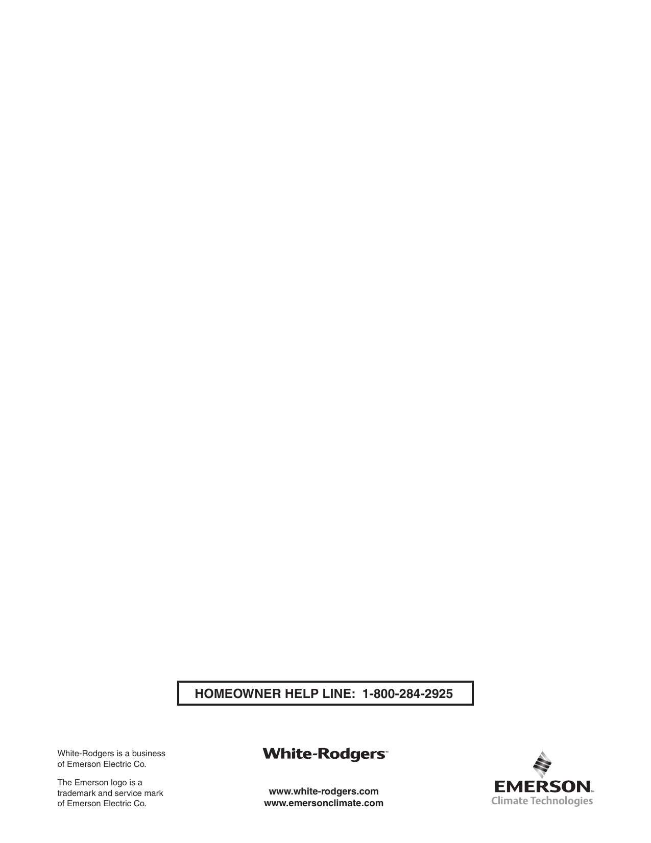 Page 8 of 8 - White-Rodgers White-Rodgers-1F89-211-White-Rodgers-80-Series-Heat-Pump-Thermostat-Installation-And-Operation-Instructions- 1F89_211_37-6233G White-rodgers-1f89-211-white-rodgers-80-series-heat-pump-thermostat-installation-and-operation-instructions