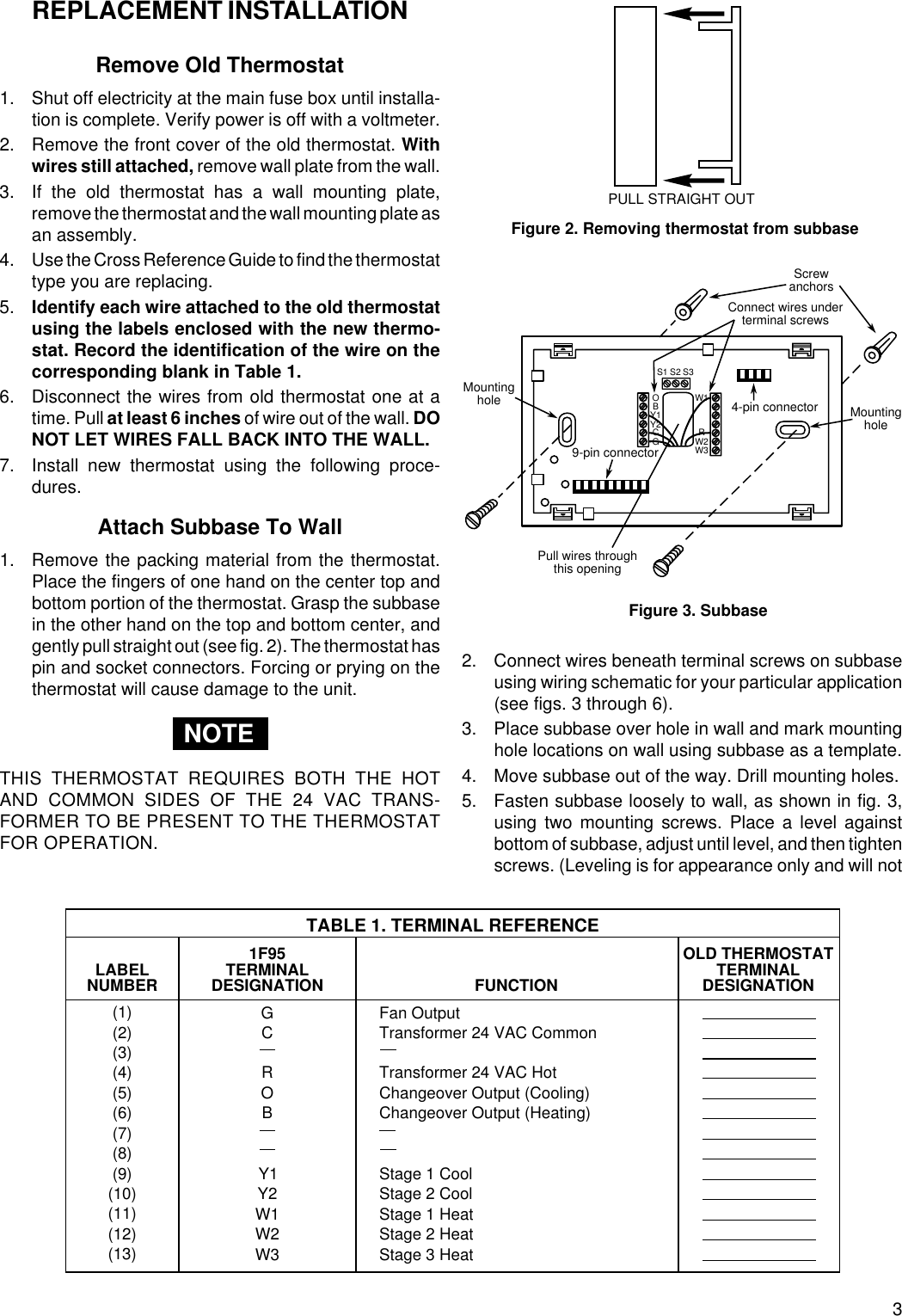Page 3 of 8 - White-Rodgers White-Rodgers-1F95-71-Users-Manual- 37-4501D  White-rodgers-1f95-71-users-manual