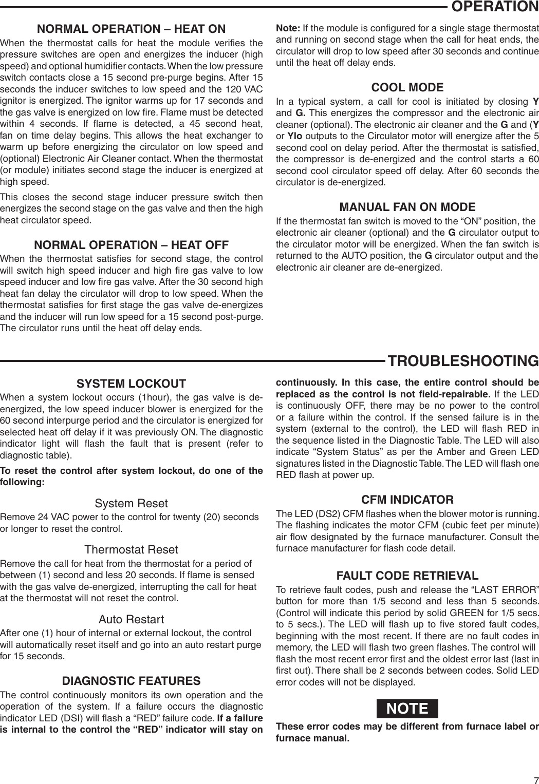 Page 7 of 8 - White-Rodgers White-Rodgers-21V51U-843-Universal-Two-Stage-Hsi-Integrated-Furnace-Control-Kit-Installation-Instructions- 21V51U-843_37-7115C  White-rodgers-21v51u-843-universal-two-stage-hsi-integrated-furnace-control-kit-installation-instructions