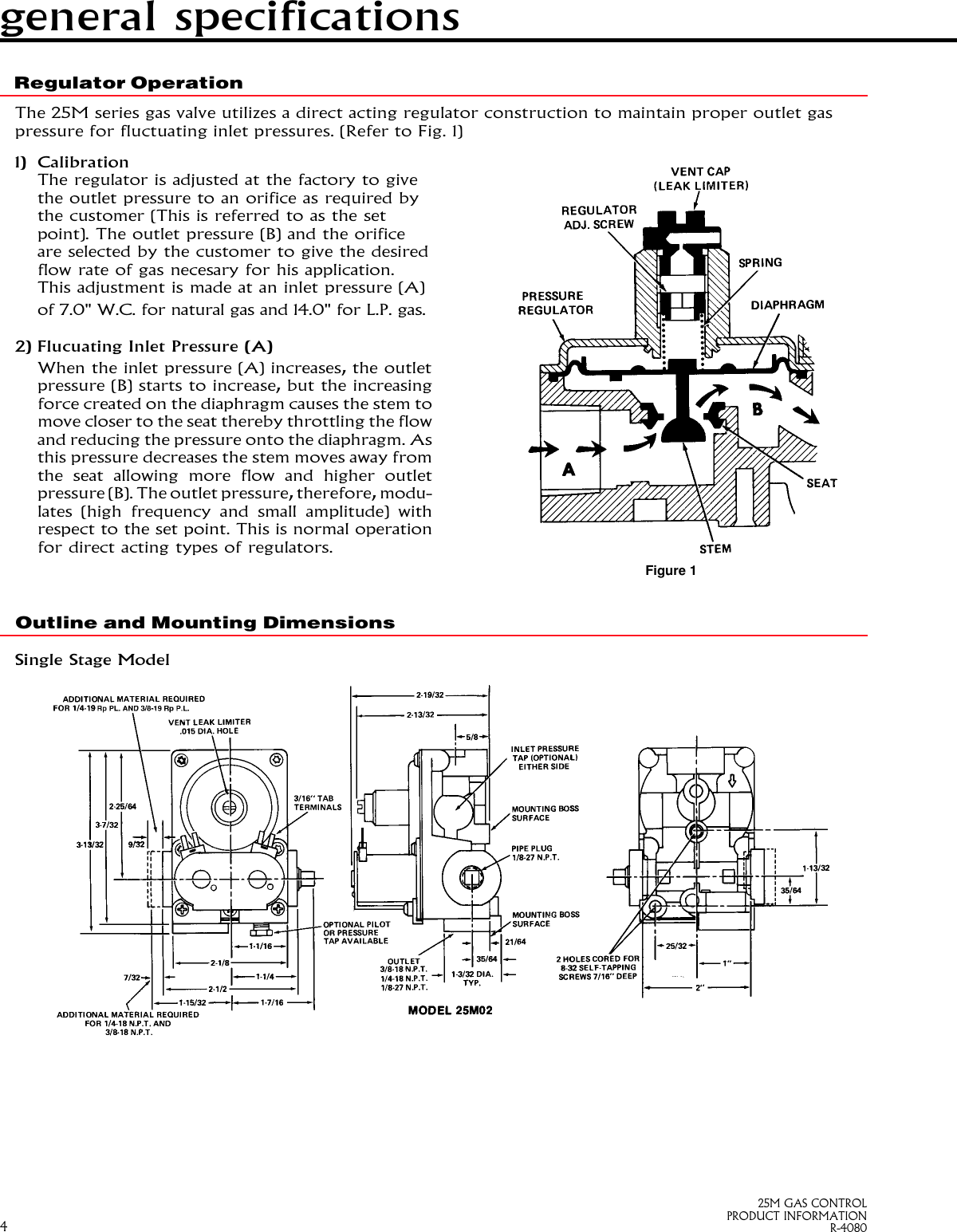 Page 4 of 8 - White-Rodgers White-Rodgers-25M01A-100-25M-Gas-Dryer-Valves-Brochure- R-4080  White-rodgers-25m01a-100-25m-gas-dryer-valves-brochure