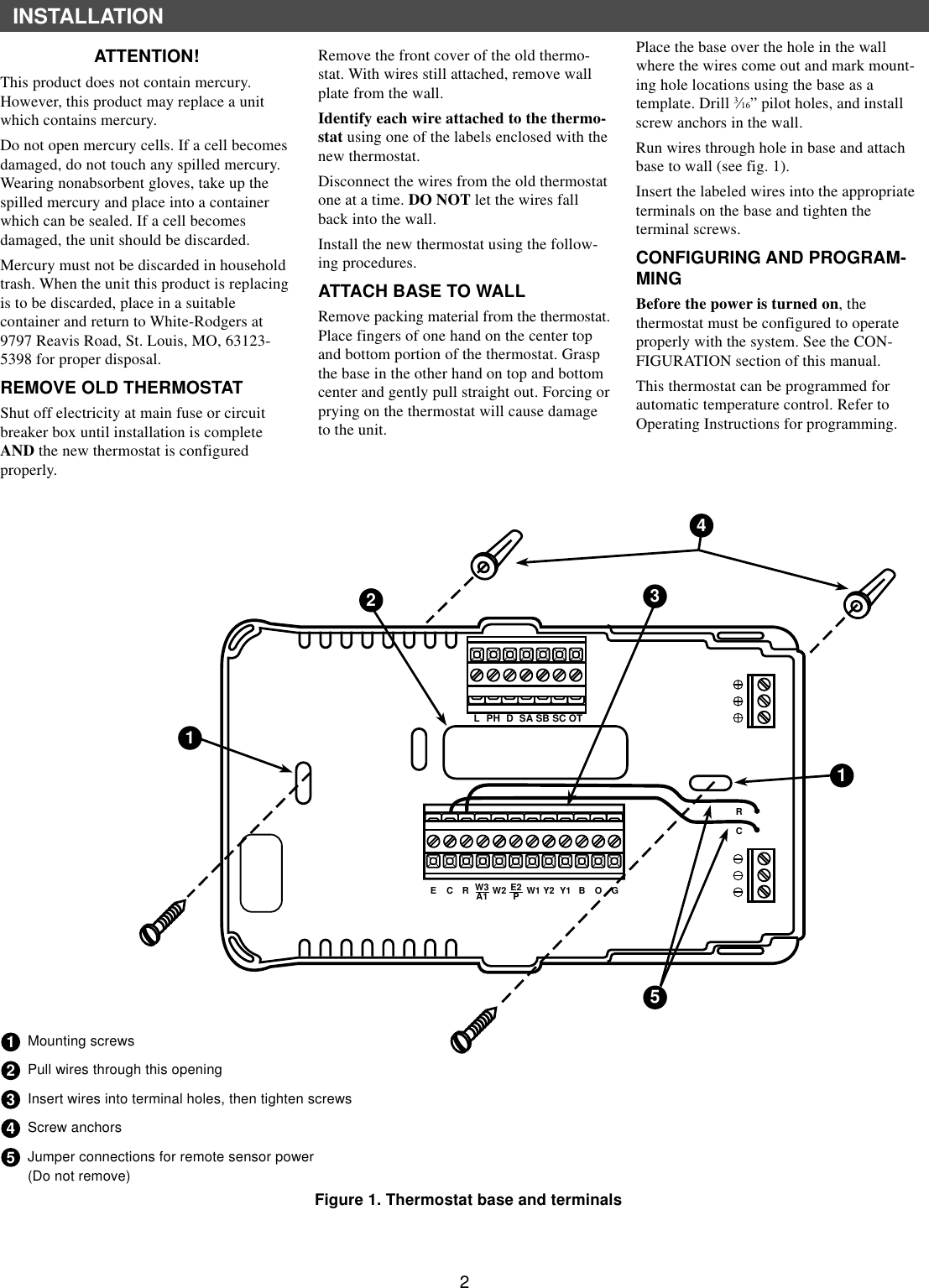 Page 2 of 8 - White-Rodgers White-Rodgers-37-6186B-Users-Manual- 1F94-371 (37-6186B)  White-rodgers-37-6186b-users-manual