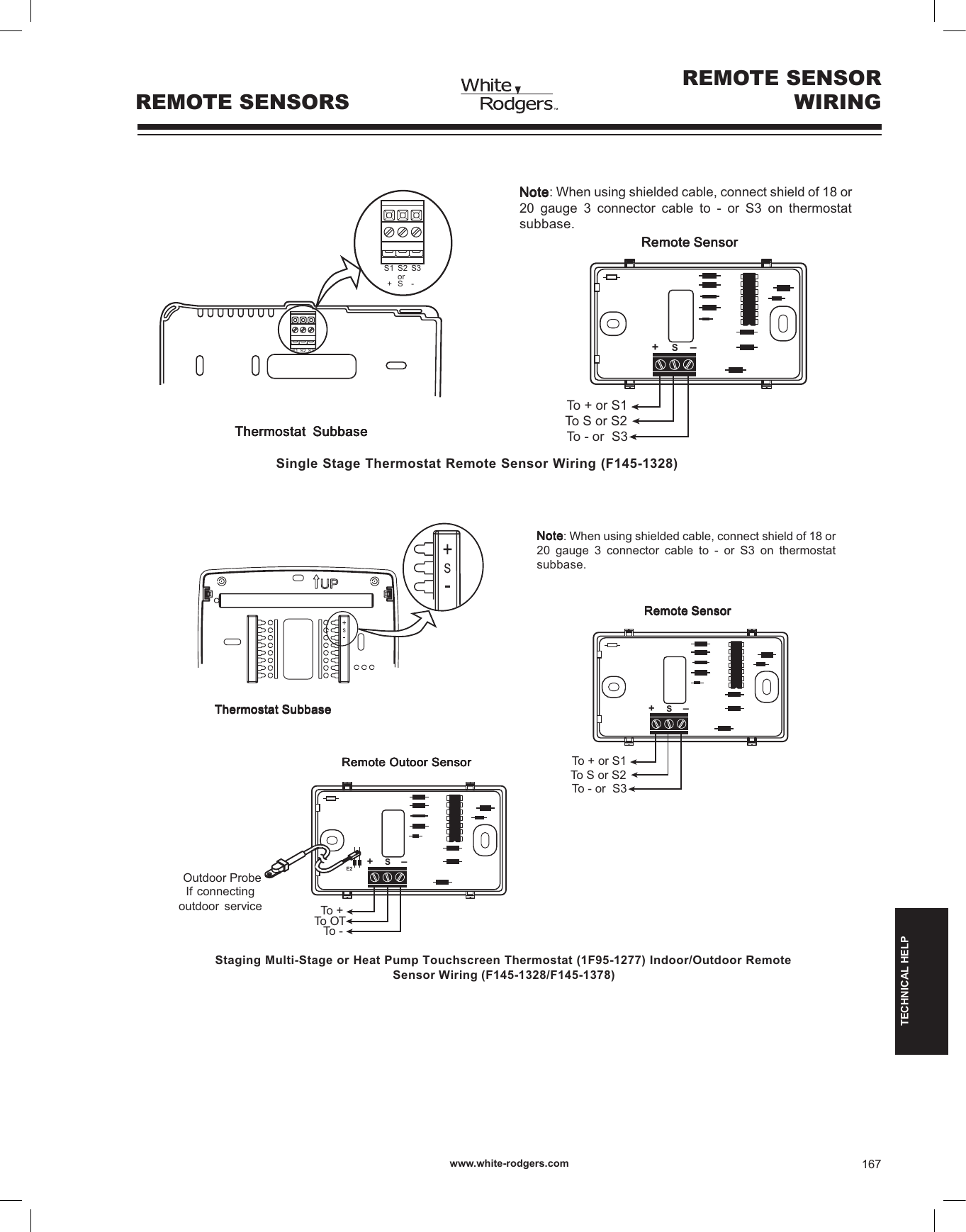 White Rodgers F145 1328 Wired Indoor Remote Sensor Troubleshooting 