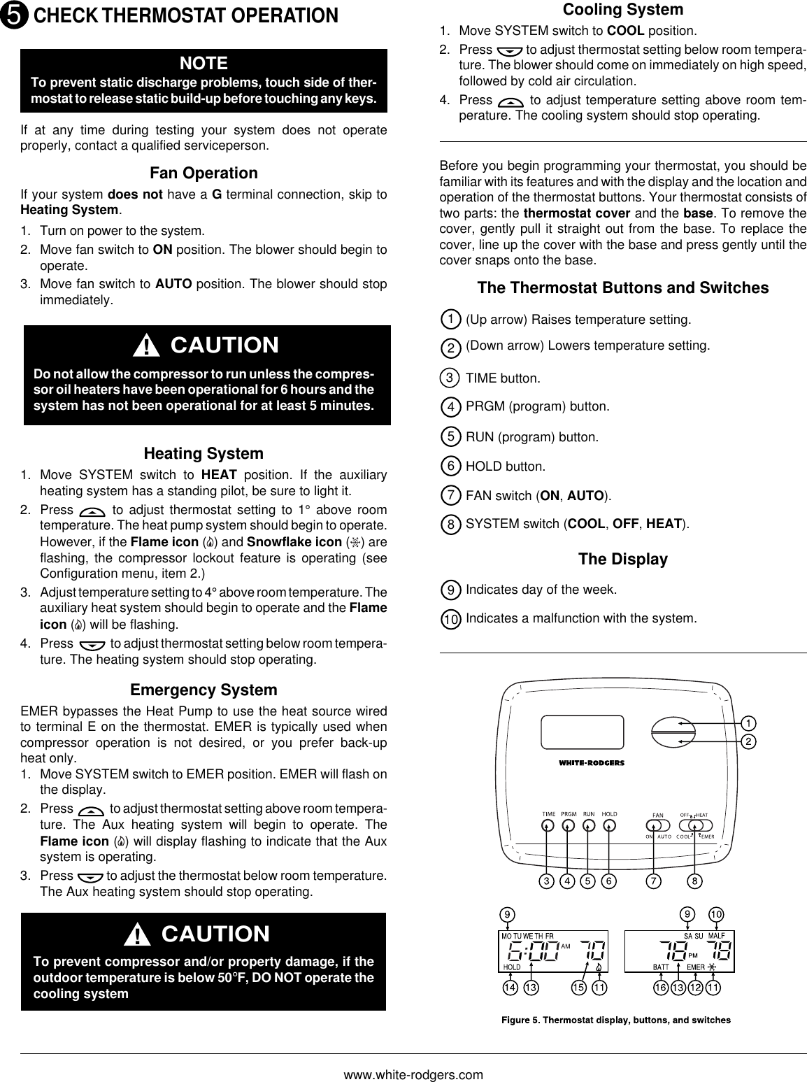 Page 4 of 8 - White-Rodgers White-Rodgers-Users-Manual- 37-6367F  White-rodgers-users-manual