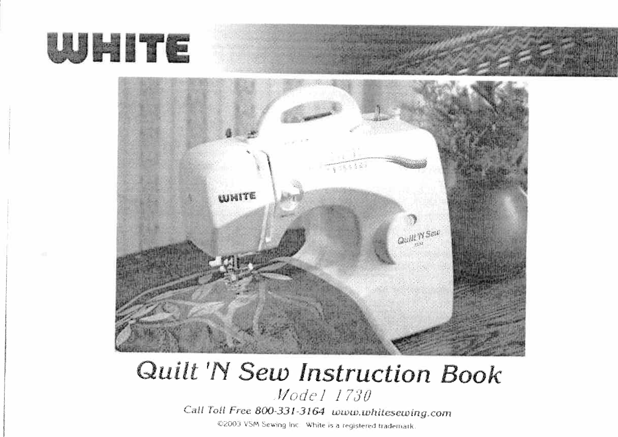 37 White Quilt N Sew 1730 - Sewing Wiki Source