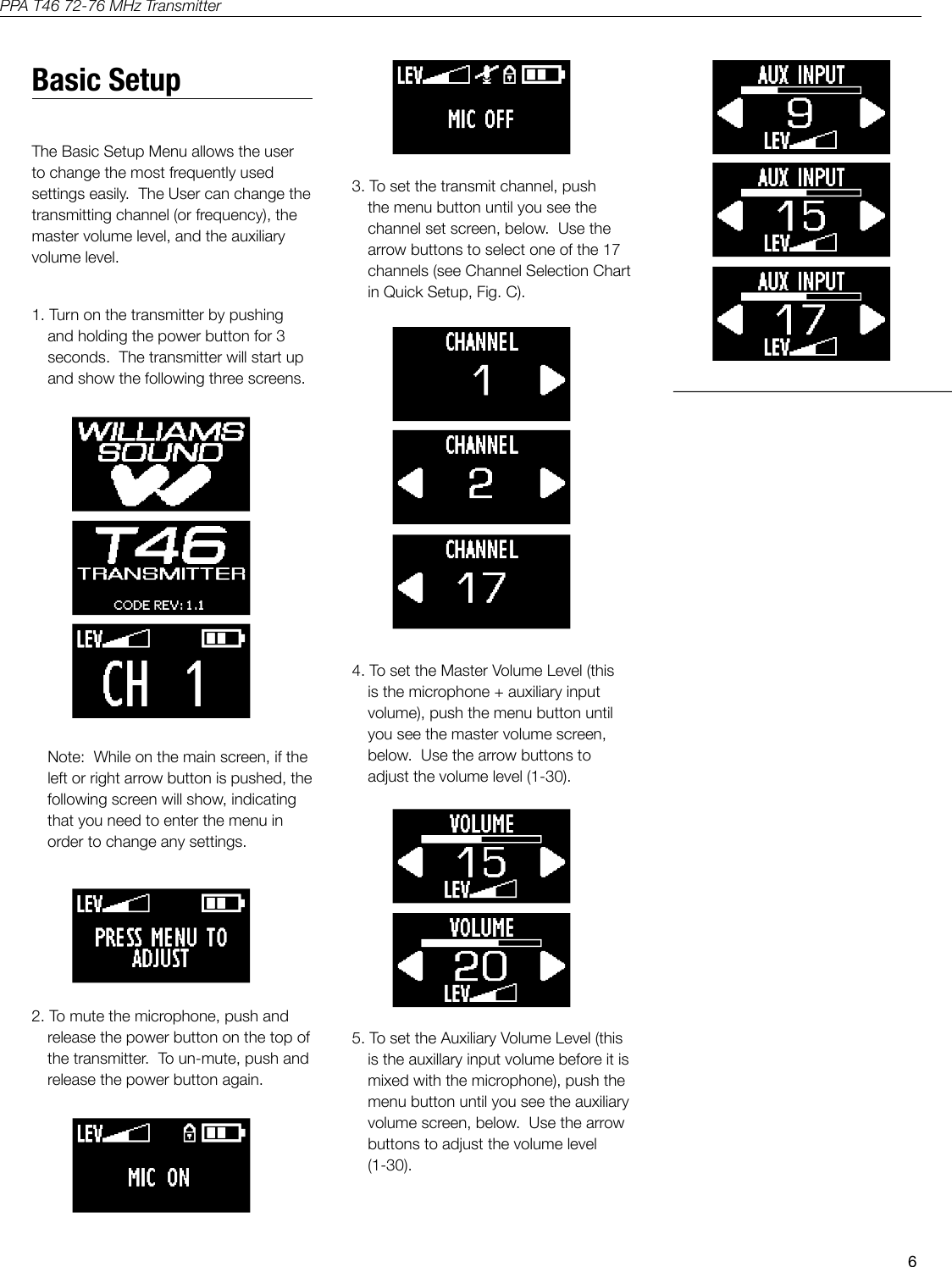 6PPA T46 72-76 MHz Transmitter