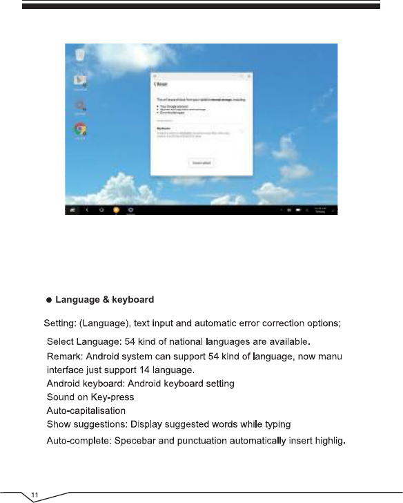 Language &amp; keyboard