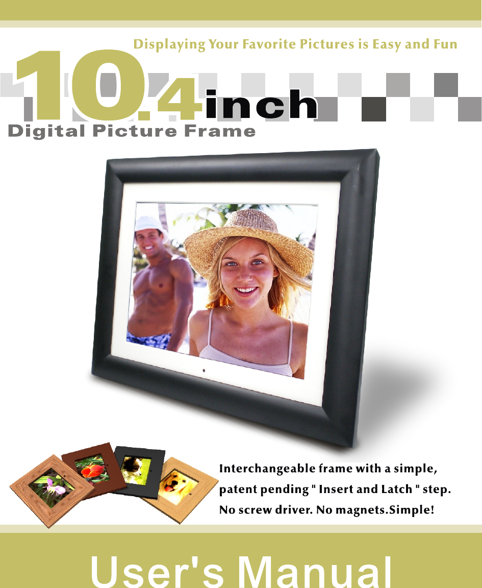 Win Accord 6222104 Digital Photo Frame User Manual part 1