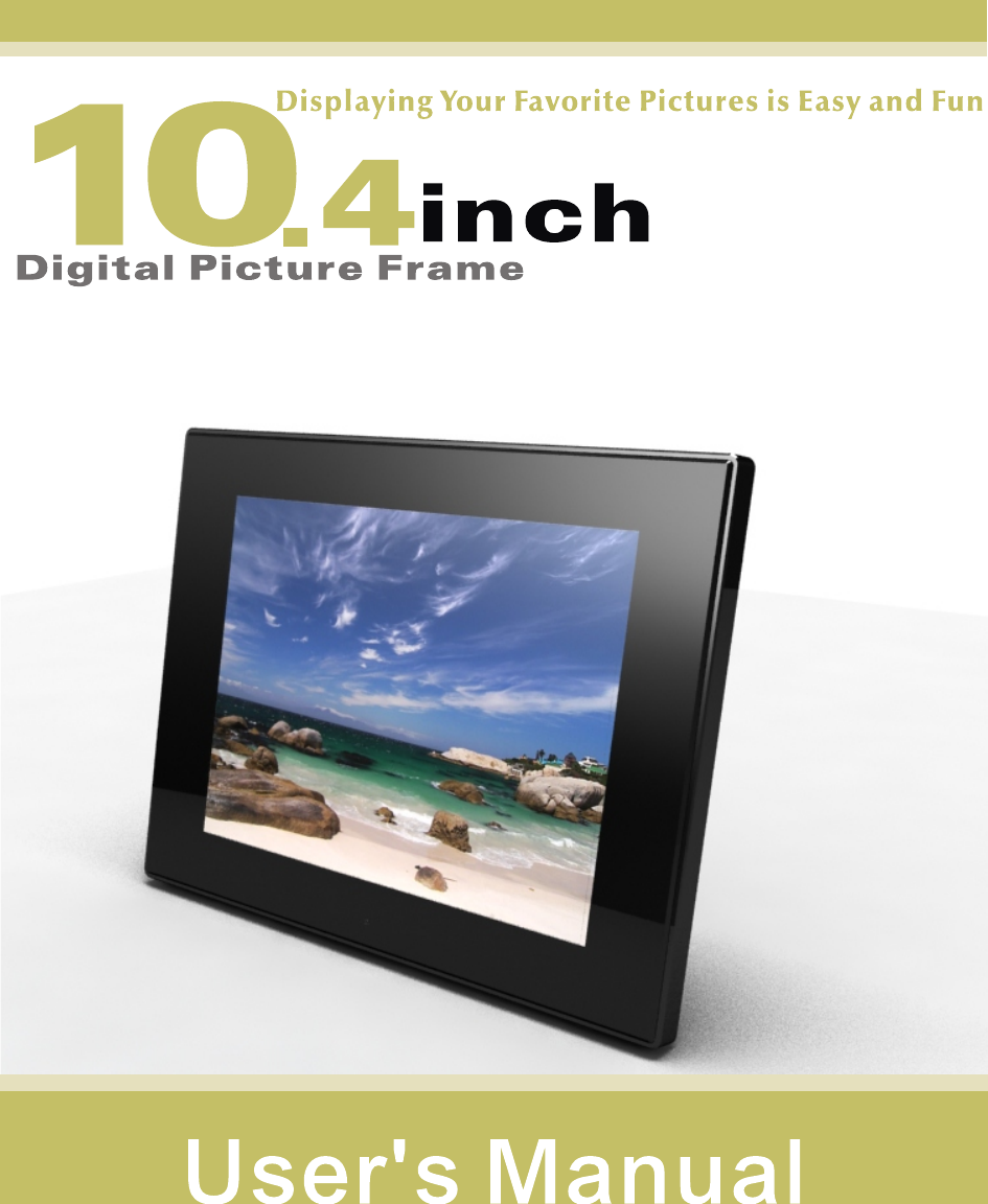 Win Accord 6226104INCH Digital Photo Frame User Manual