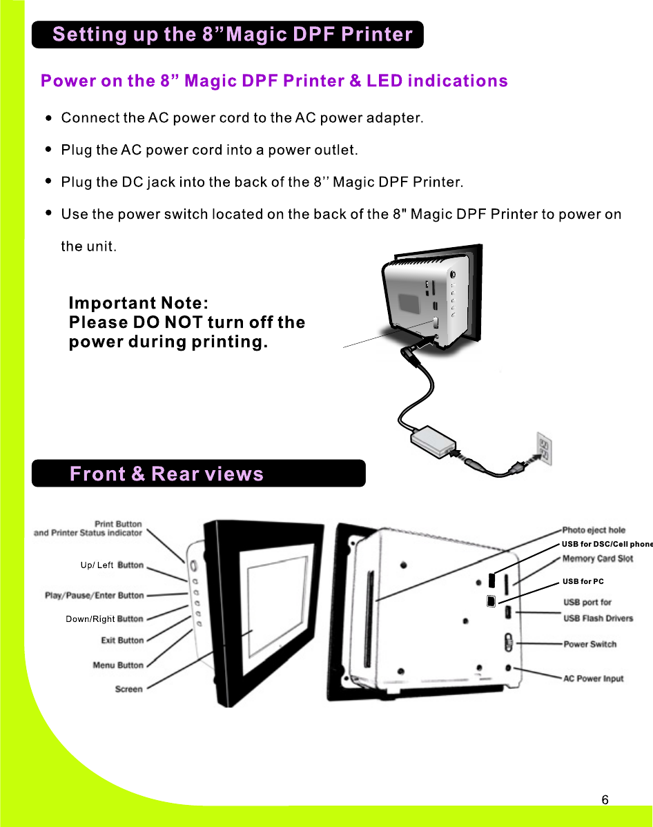 USB for DSC/Cell phoneUSB for PC