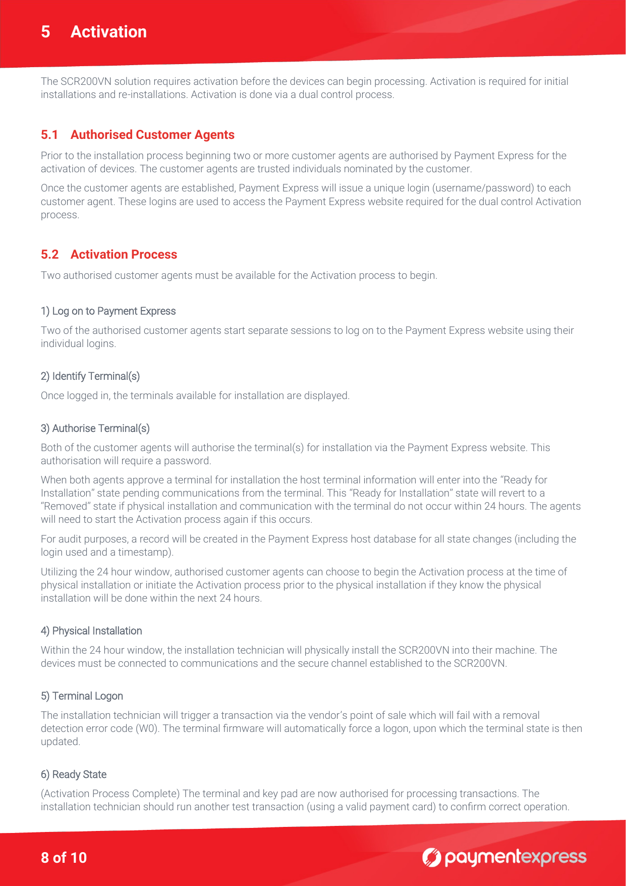 Page 12 of Windcave SCR200VN Secure Payment Terminal with NFC Transmitter User Manual 