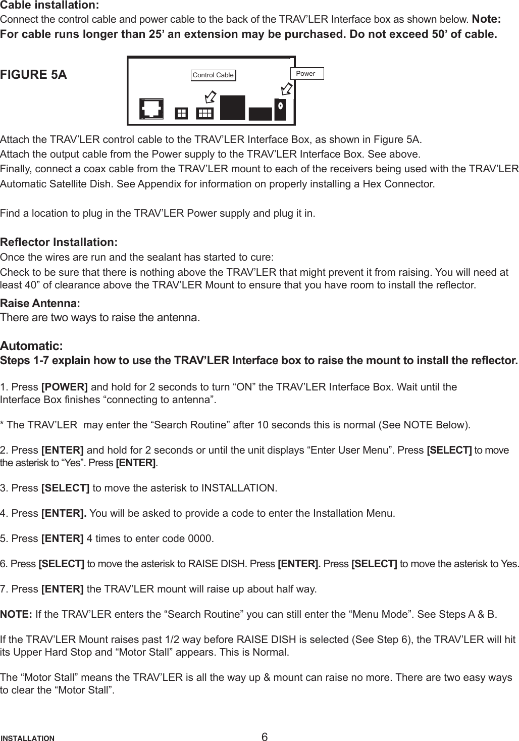 Page 6 of 12 - Winegard Winegard-Satellite-Tv-System-Sk-3005-Users-Manual-  Winegard-satellite-tv-system-sk-3005-users-manual