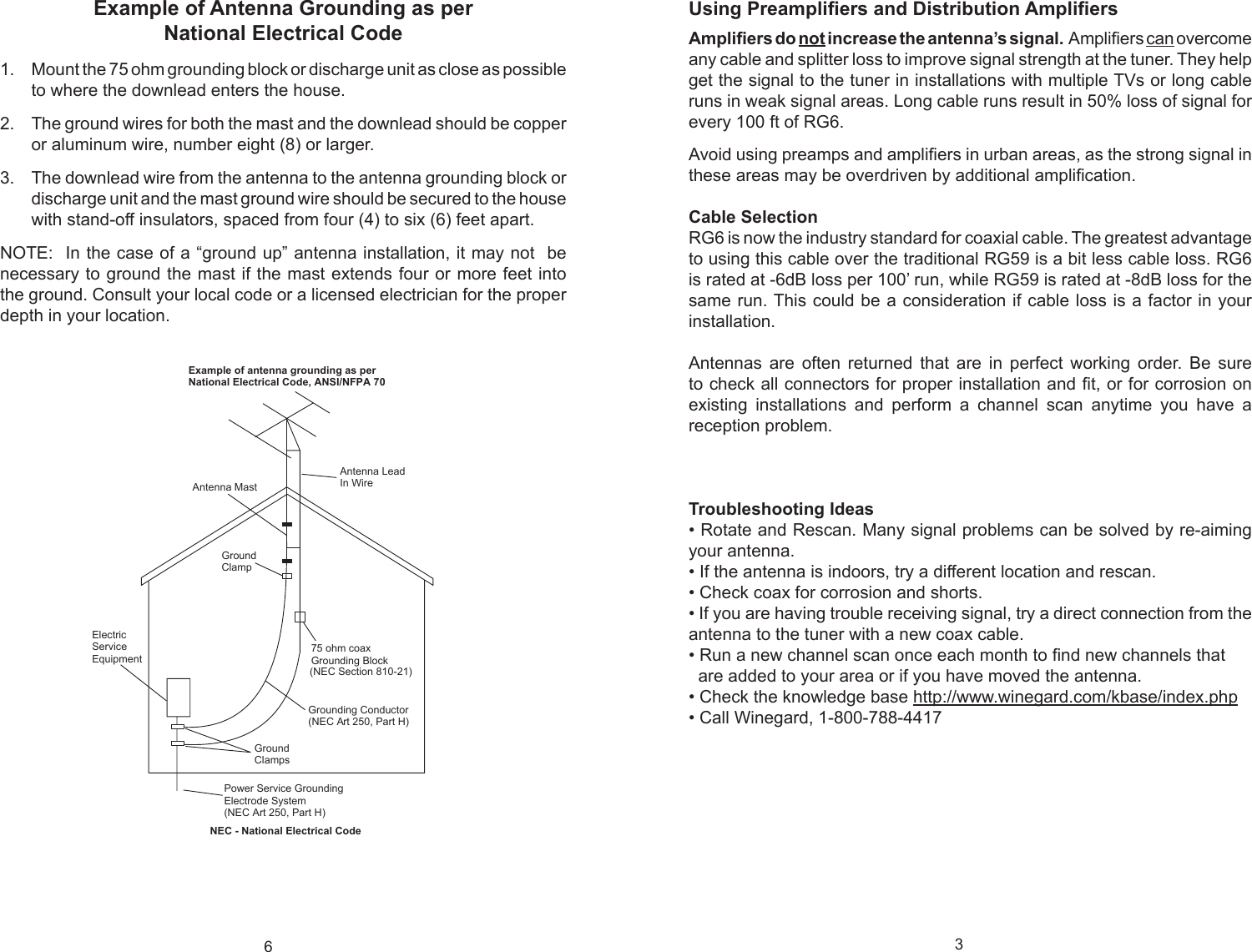 Page 3 of 5 - Winegard Winegard-Tv-Antenna-Ap-8275-Users-Manual-  Winegard-tv-antenna-ap-8275-users-manual