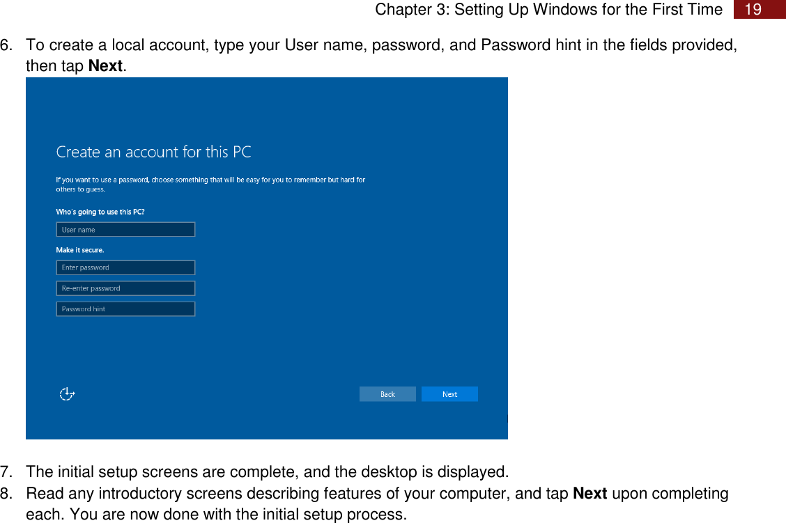 Page 19 of Winmate M101P Rugged Tablet PC User Manual Rugged Windows Tablet M101P