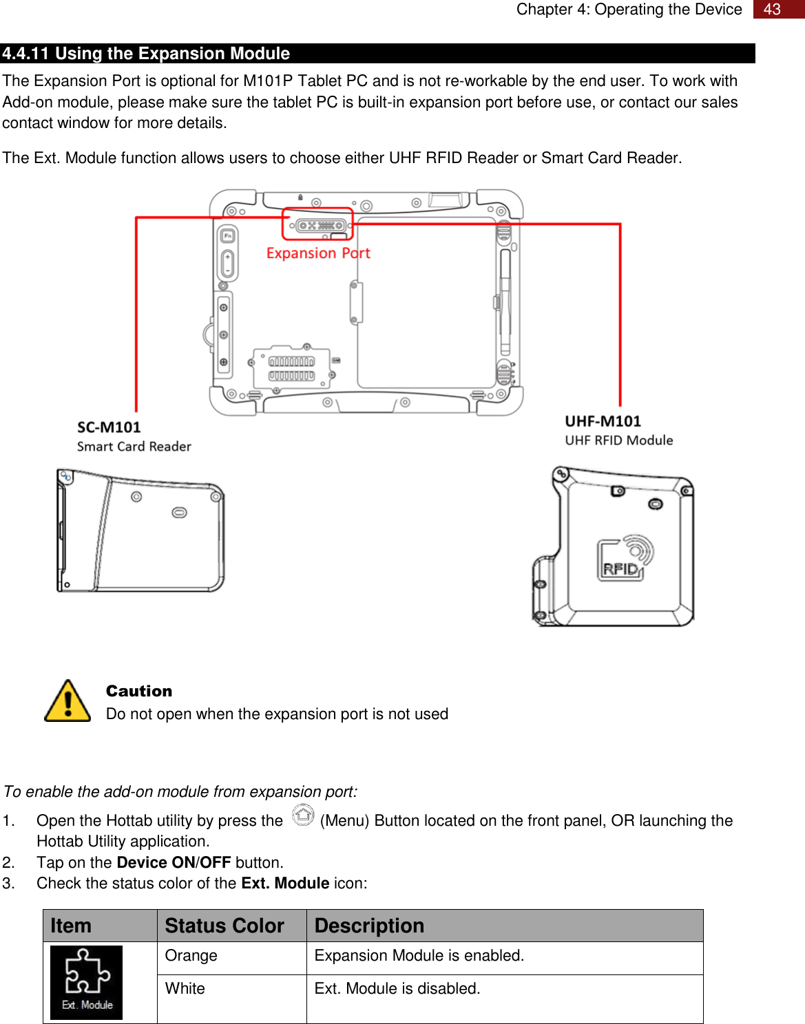 Page 43 of Winmate M101P Rugged Tablet PC User Manual Rugged Windows Tablet M101P