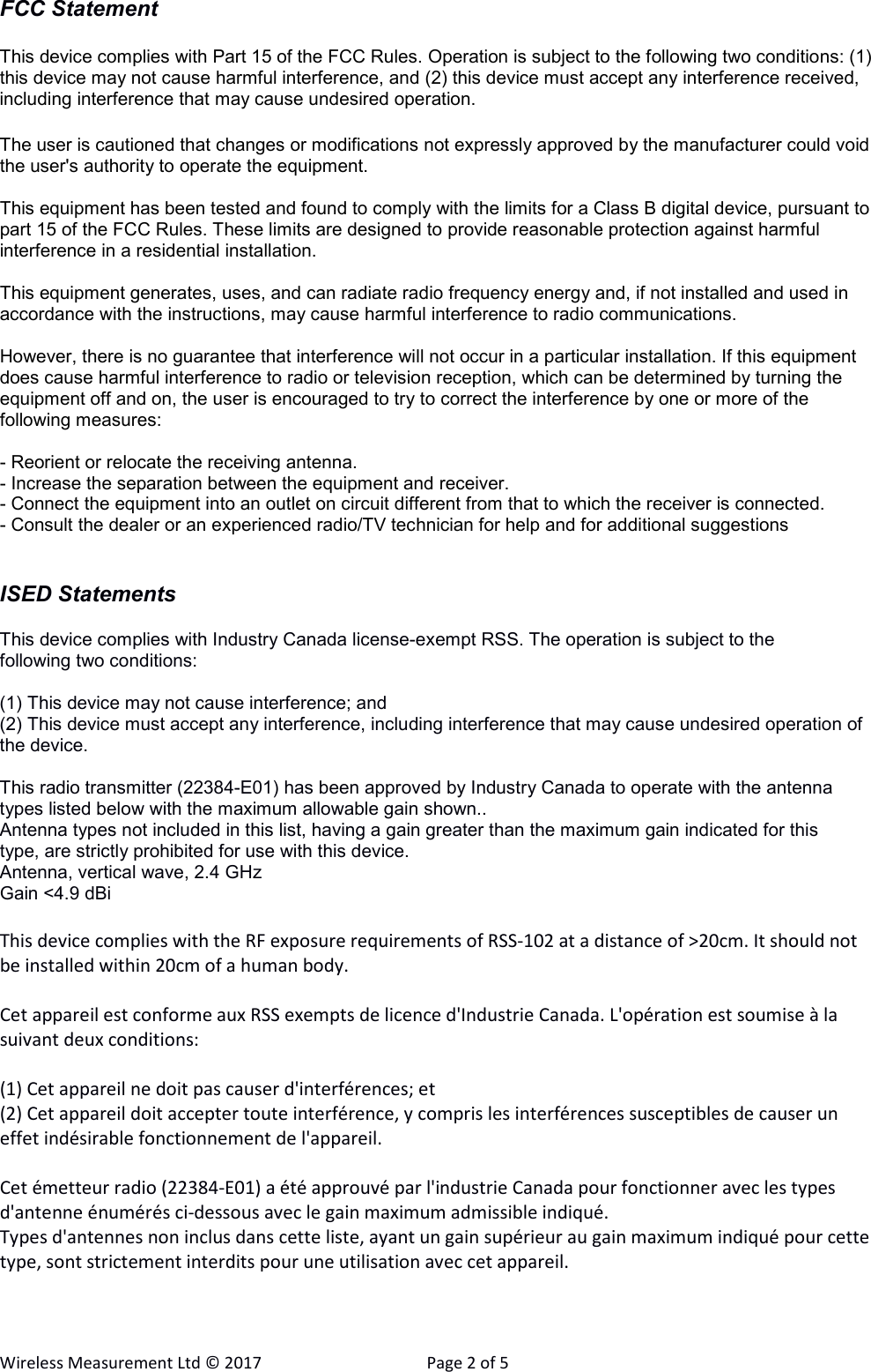 Wireless Measurement E01 Mercury Gateway User Manual PDM 00019