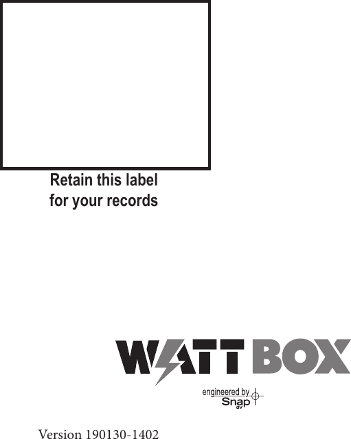 Version 190130-1402Retain this label for your records
