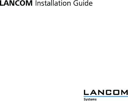LANCOM Installation Guide