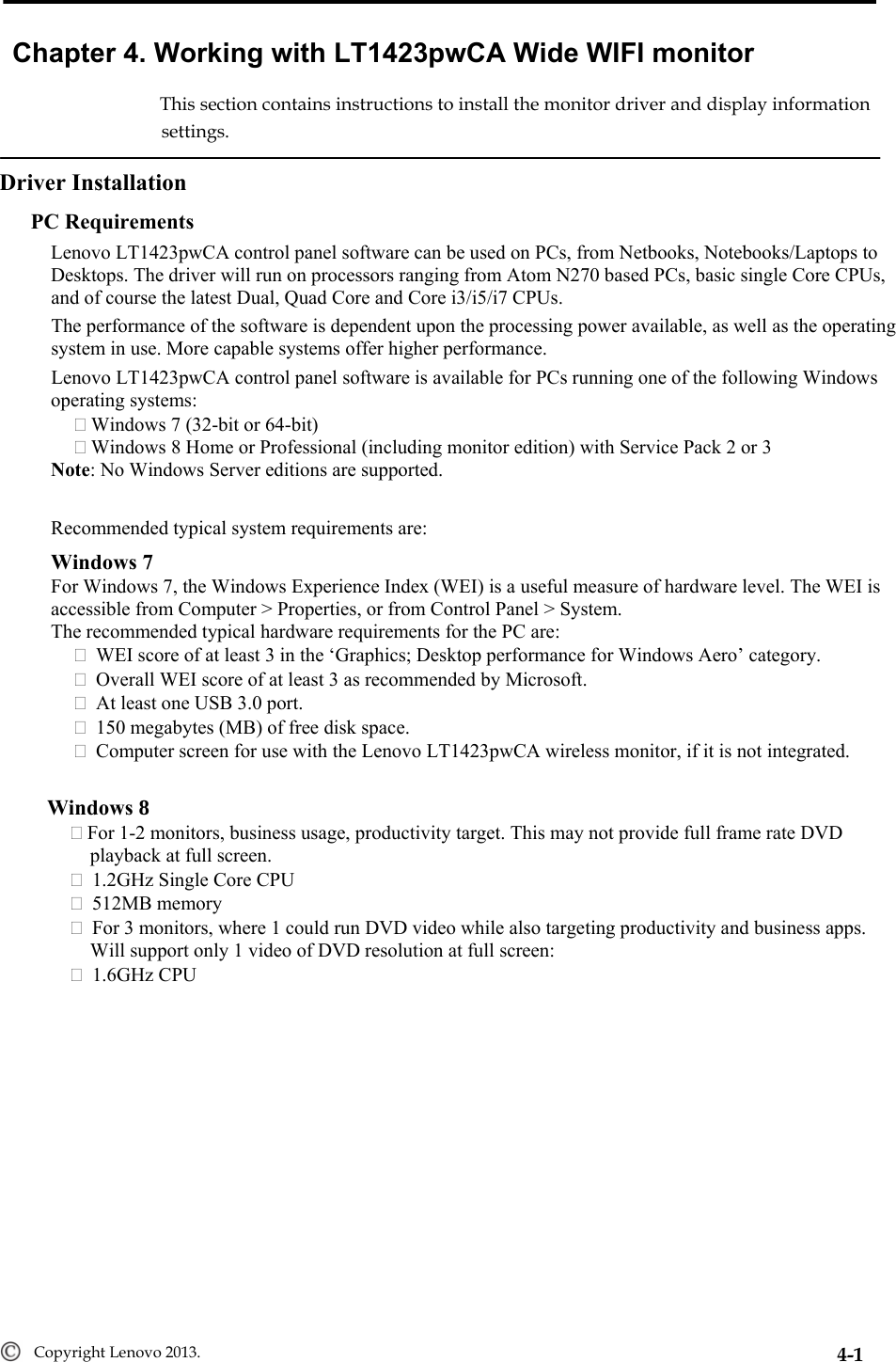 Page 24 of Wistron LT1423PWCA LCD Monitor User Manual TempConfidential  LT1423pwCA  UserMan Update