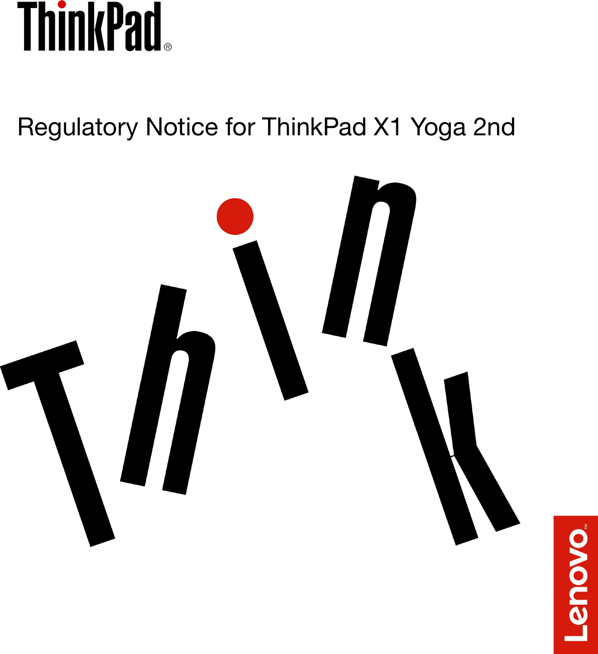 RegulatoryNoticeforThinkPadX1Yoga2nd