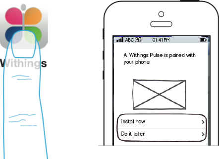 5!Launch the app and follow the instructions Let’s set up  your  Withings Pulse!   10 Addi%onal!informa%on!!