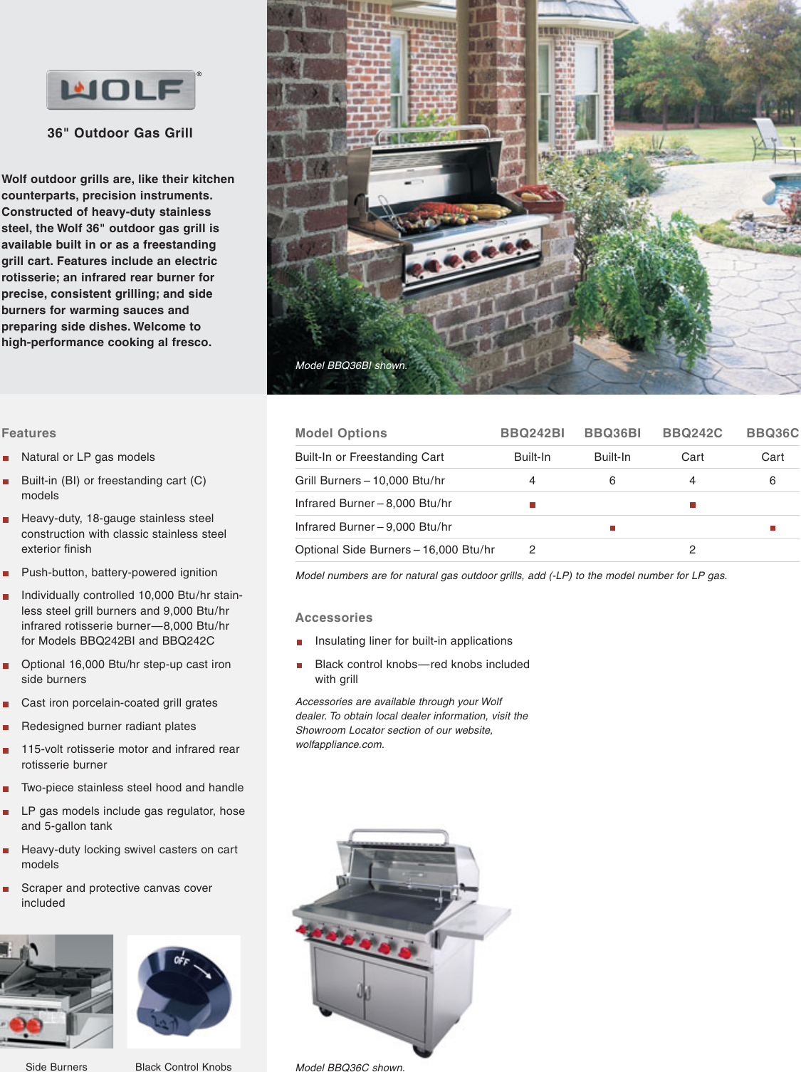 Wolf Bbq242Bi Users Manual QR_2 36 BBQ Grill