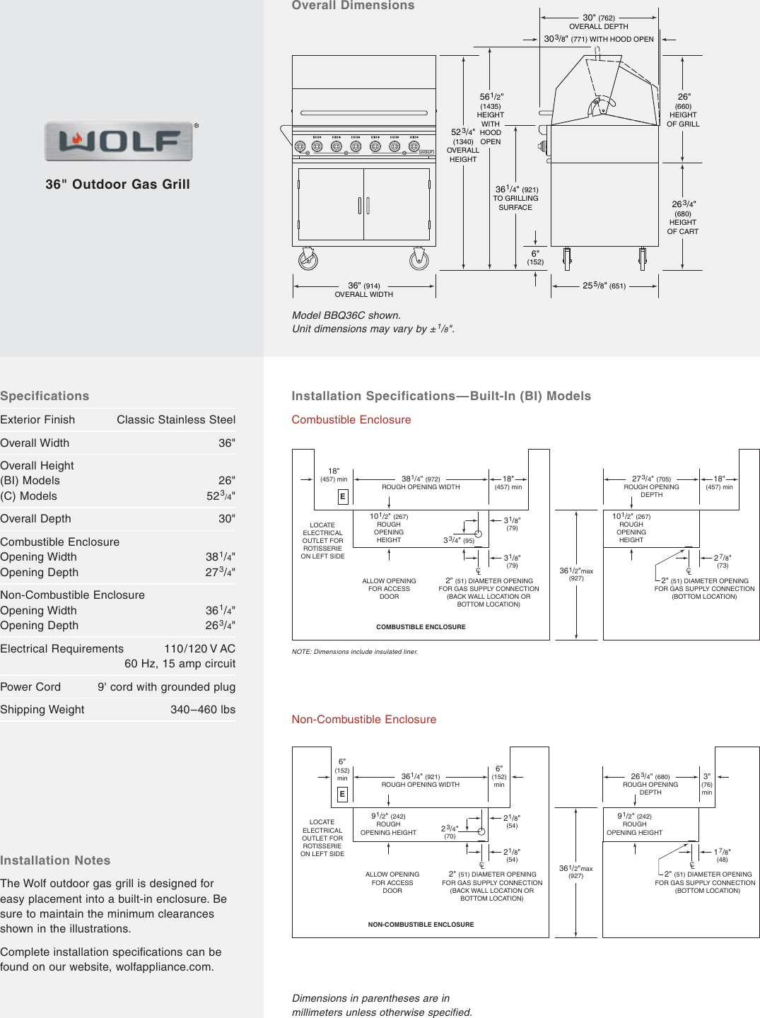 Wolf Bbq242Bi Users Manual QR_2 36 BBQ Grill