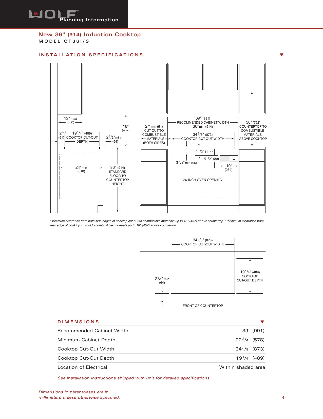 Page 4 of 7 - Wolf Wolf-Ct36I-S-Users-Manual-  Wolf-ct36i-s-users-manual