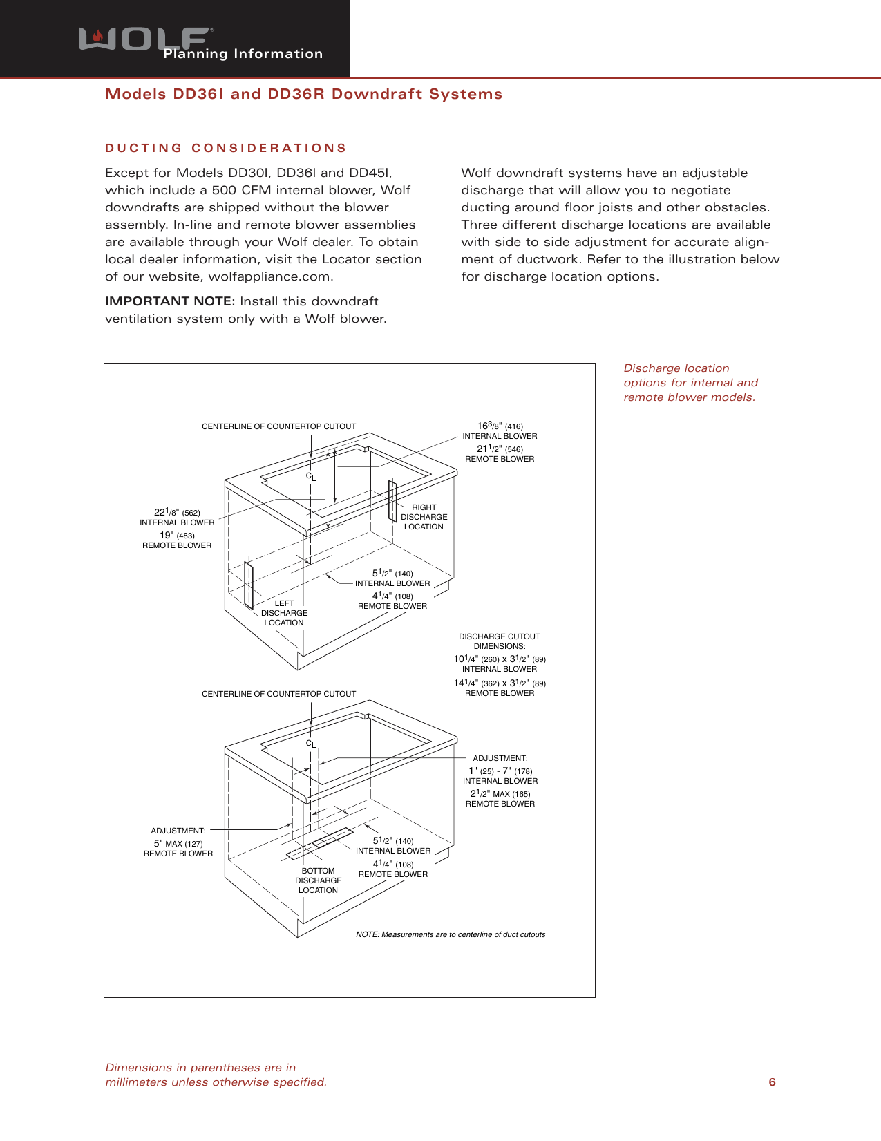 Page 6 of 9 - Wolf Wolf-Dd36I-Users-Manual- Web DD36_v6  Wolf-dd36i-users-manual