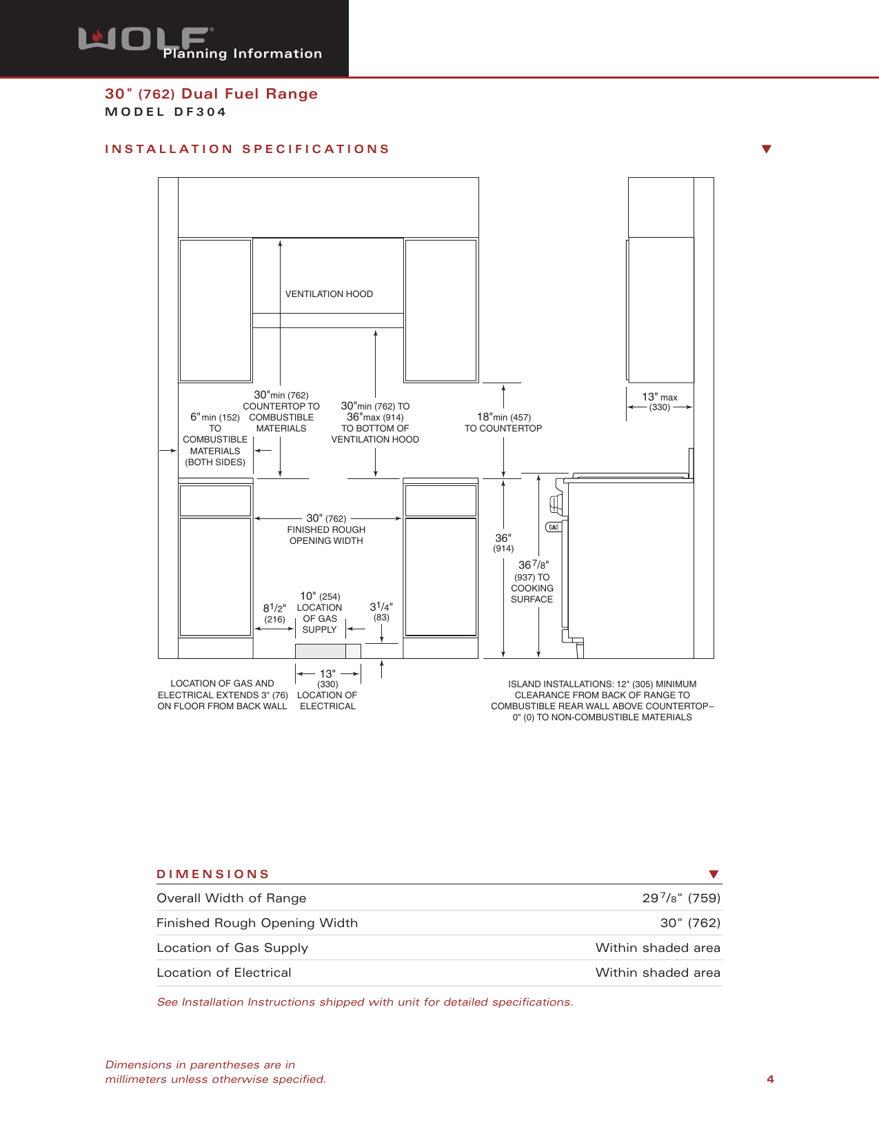 Page 4 of 5 - Wolf Wolf-Df304-Users-Manual- Web DF30  Wolf-df304-users-manual