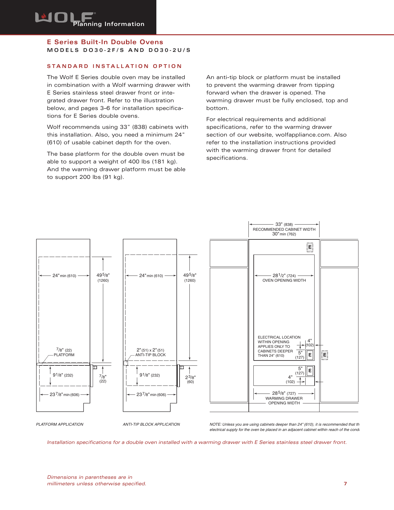 Page 7 of 7 - Wolf Wolf-Do30-2U-Users-Manual-  Wolf-do30-2u-users-manual