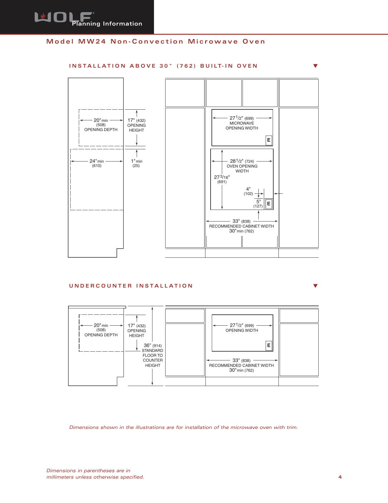 Page 4 of 6 - Wolf Wolf-Mw24-Users-Manual- Web MW24 Microwave_v6  Wolf-mw24-users-manual