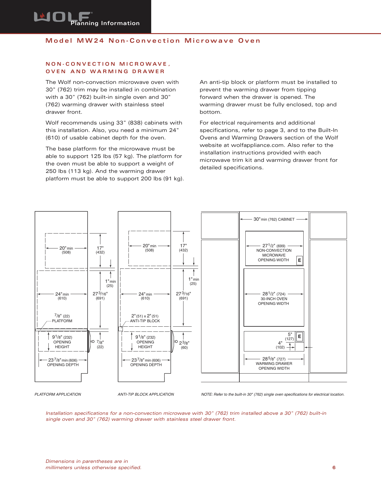 Page 6 of 6 - Wolf Wolf-Mw24-Users-Manual- Web MW24 Microwave_v6  Wolf-mw24-users-manual