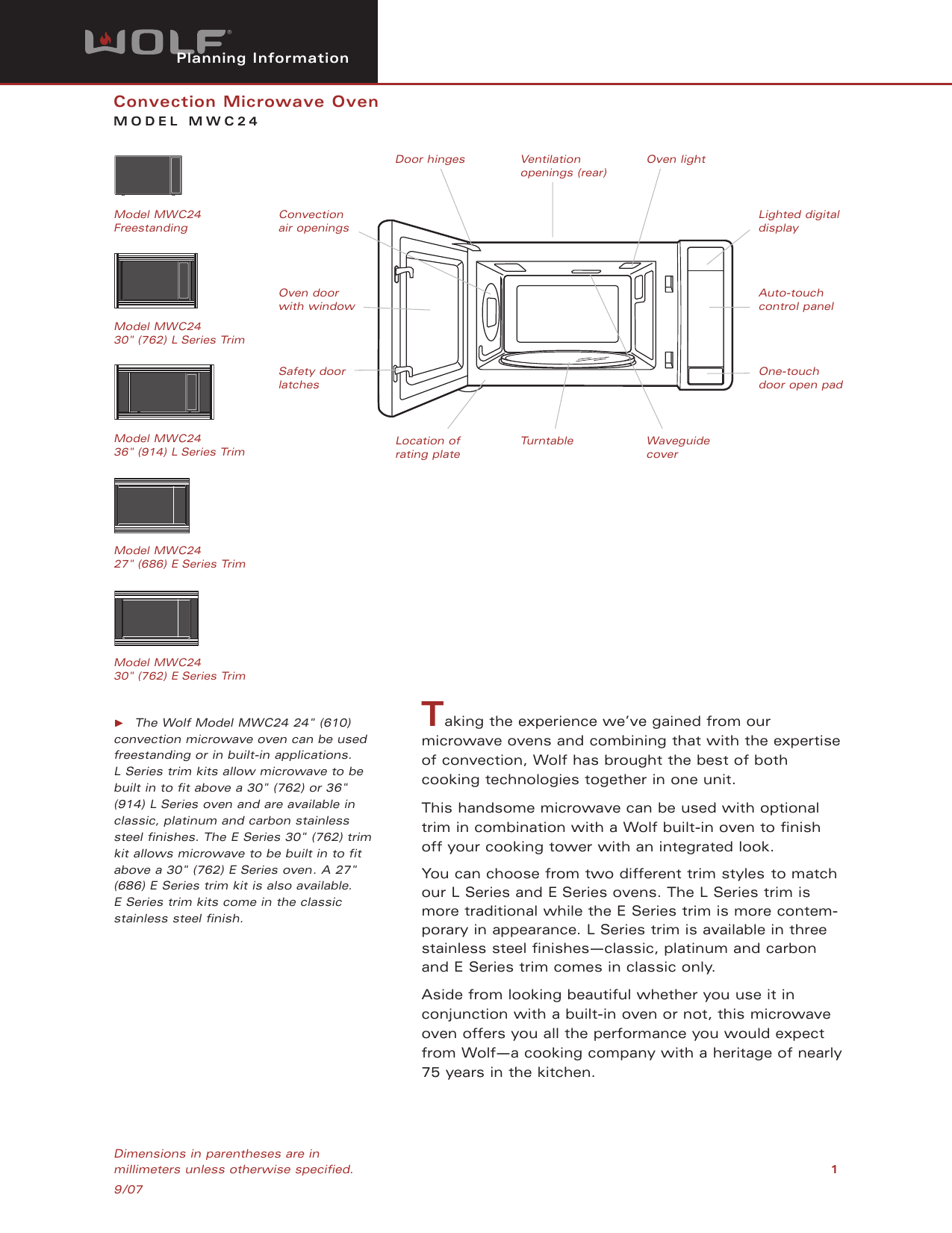 Page 1 of 10 - Wolf Wolf-Mwc24-Dimensions- ManualsLib - Makes It Easy To Find Manuals Online!  Wolf-mwc24-dimensions