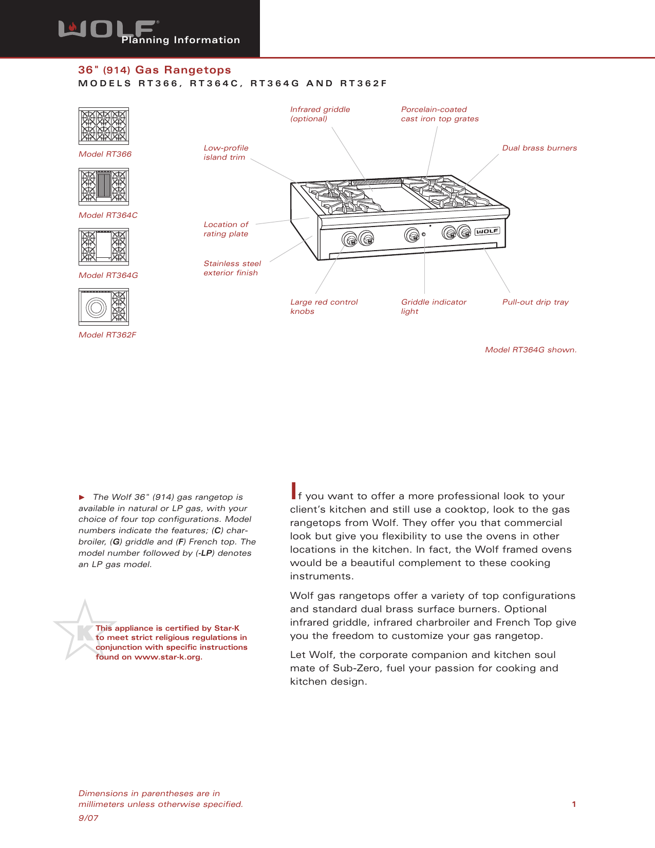 Page 1 of 5 - Wolf Wolf-Rt362F-Users-Manual- Web RT36  Wolf-rt362f-users-manual