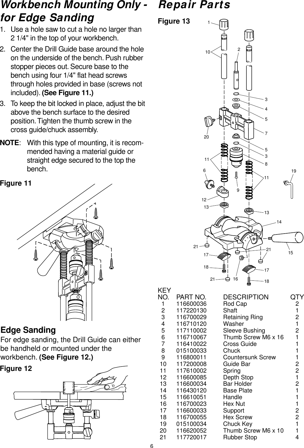 Page 6 of 12 - Wolfcraft Wolfcraft-4525-Users-Manual- RTD10000193AA Com  Wolfcraft-4525-users-manual