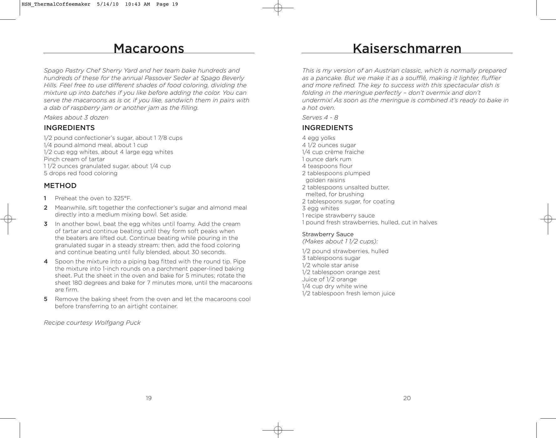Page 11 of 12 - Wolfgang-Puck Wolfgang-Puck-Wolfgang-Puck-Coffeemaker--Bcm00020-Users-Manual- HSN_ThermalCoffeemaker  Wolfgang-puck-wolfgang-puck-coffeemaker--bcm00020-users-manual
