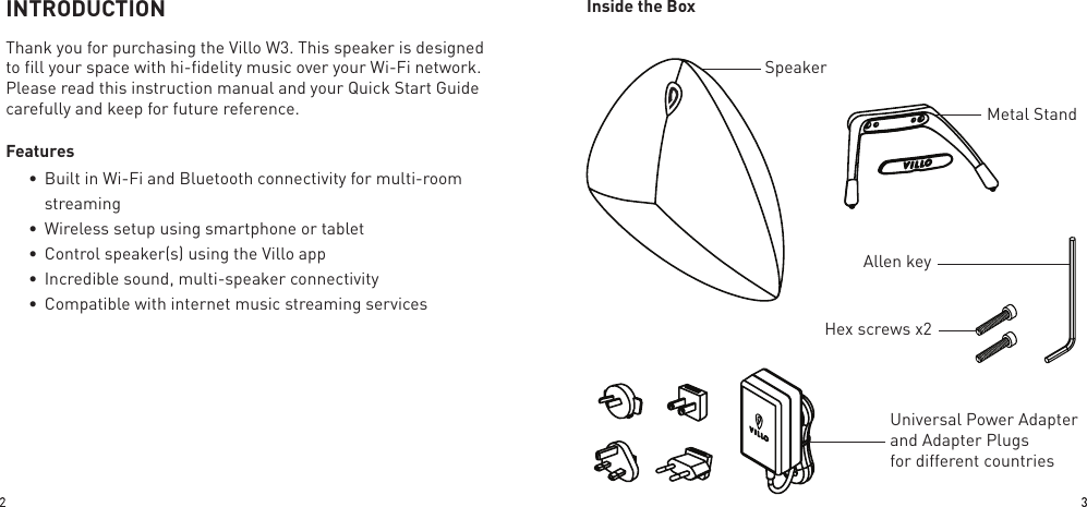 Page 3 of Wonders Technology 000W3 WiFi Bluetooth Speaker User Manual Manual
