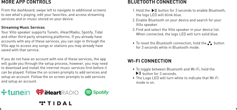 Page 6 of Wonders Technology 000W3 WiFi Bluetooth Speaker User Manual Manual
