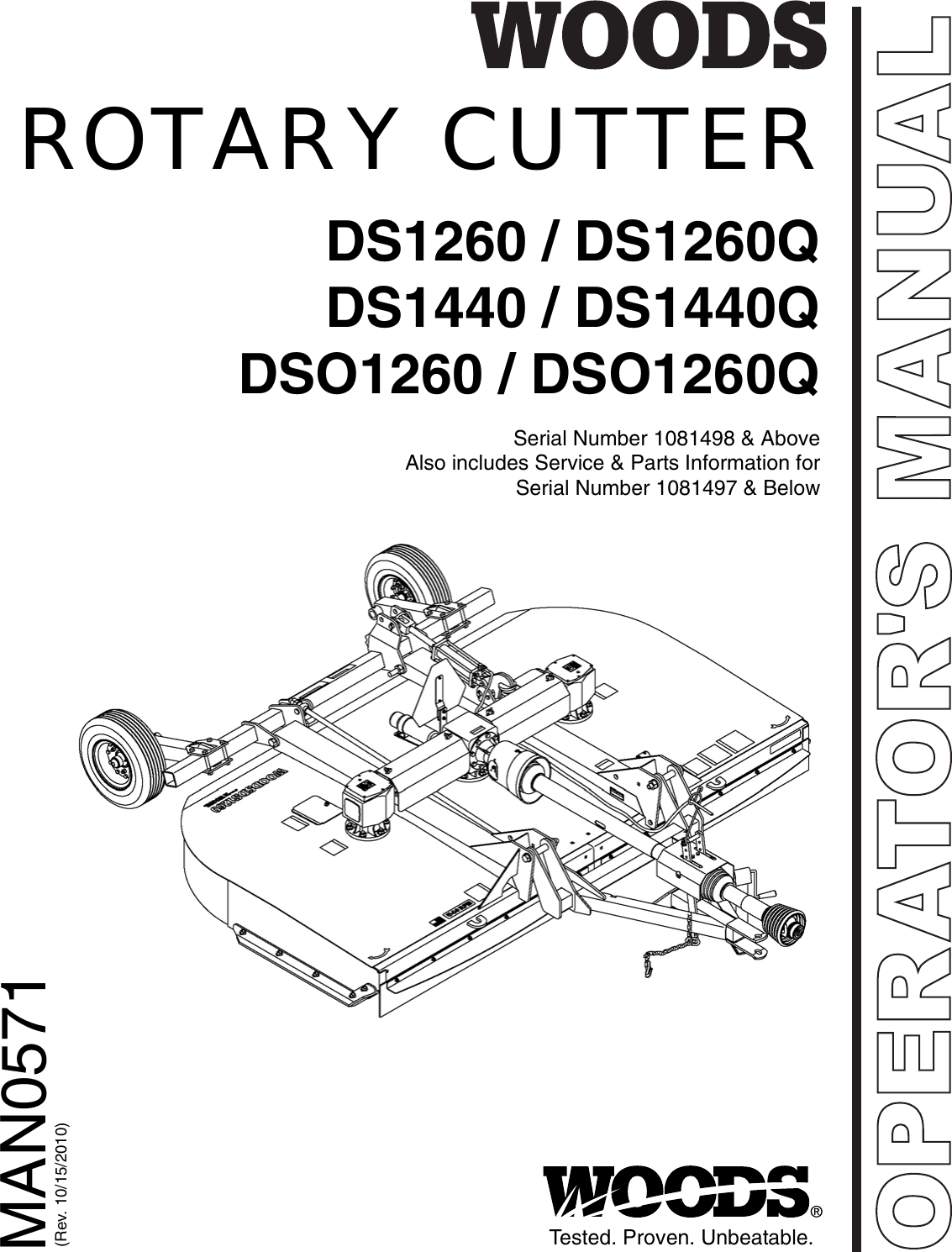 Woods bush hog discount parts