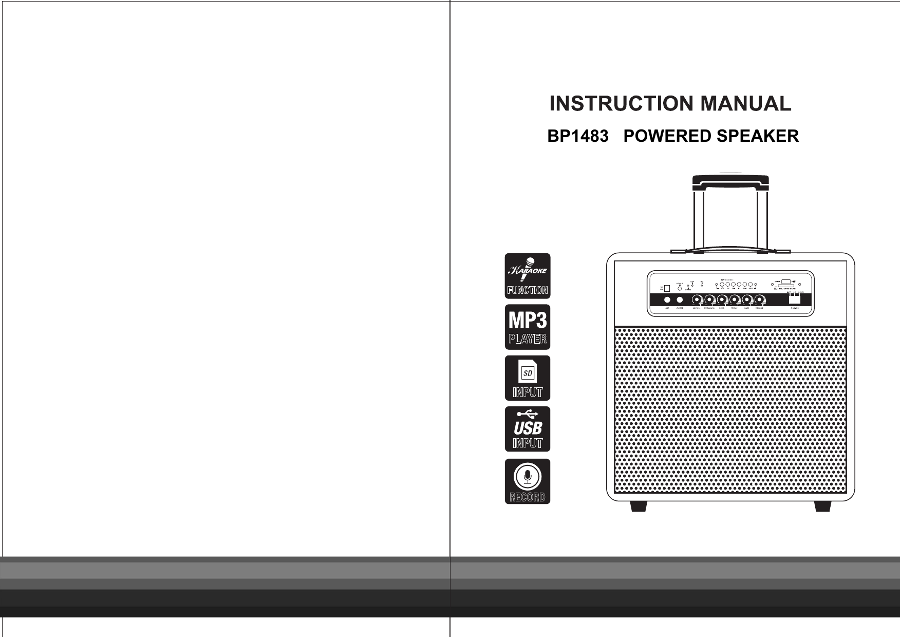 BP1483   POWERED SPEAKER