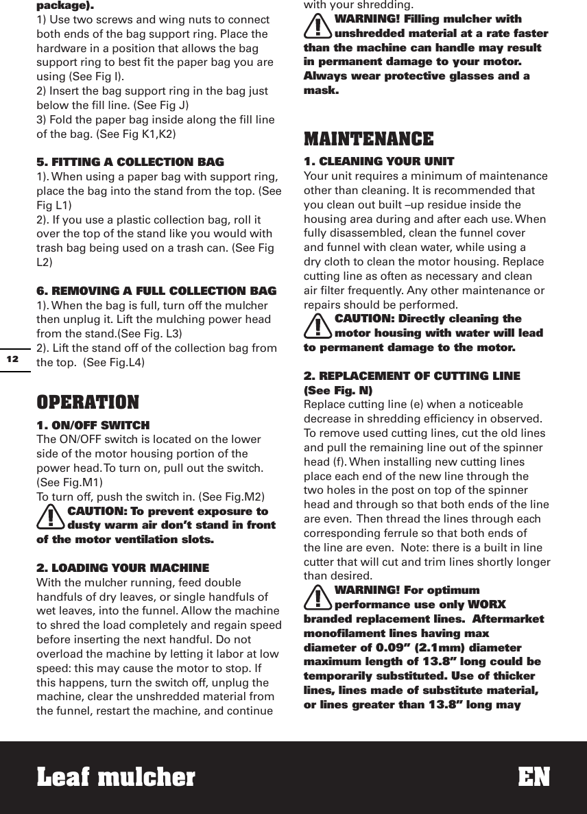 Page 10 of 12 - Worx-Tools Worx-Tools-Wg430-Users-Manual-  Worx-tools-wg430-users-manual