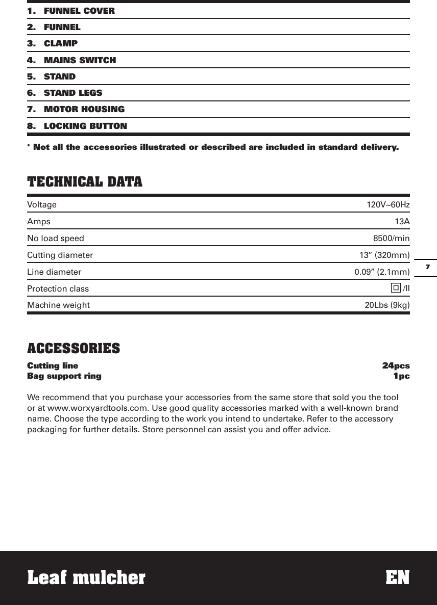 Page 5 of 12 - Worx-Tools Worx-Tools-Wg430-Users-Manual-  Worx-tools-wg430-users-manual